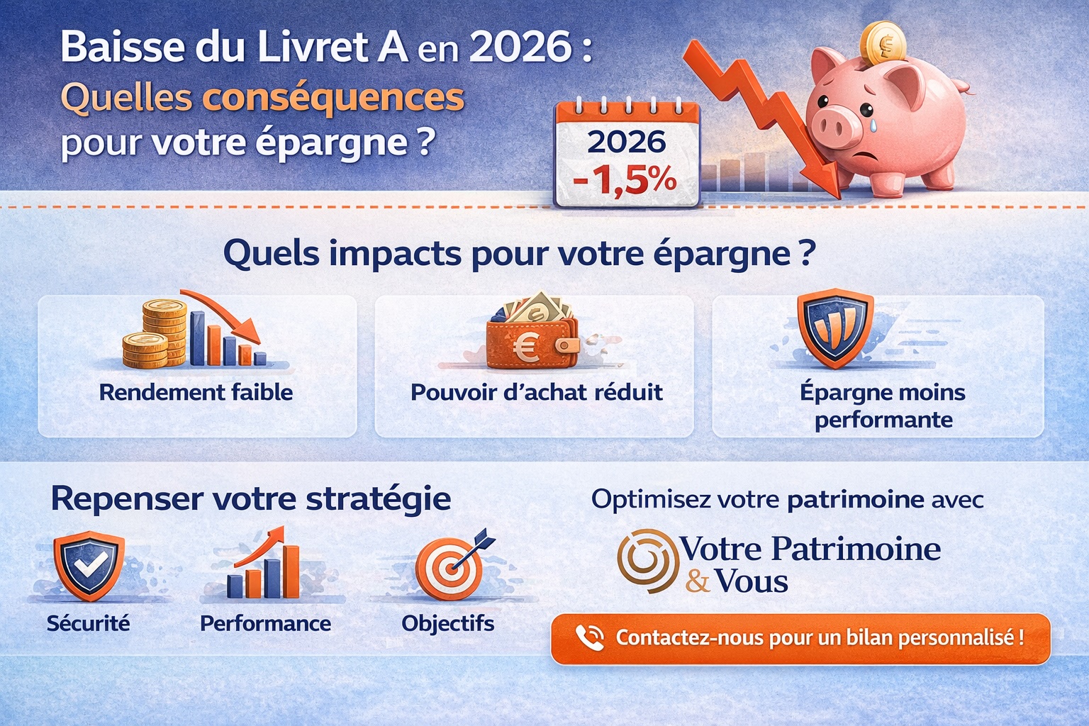Baisse du Livret A : faut-il revoir votre stratégie d’épargne en 2026 ?